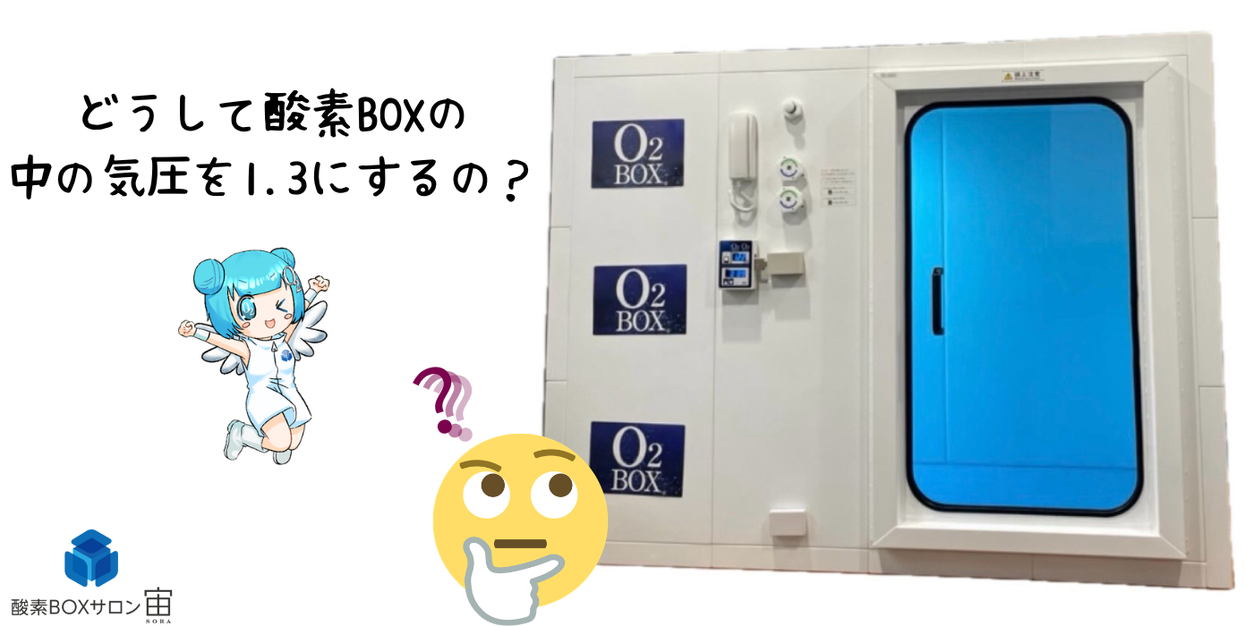 🧪📉 なぜ酸素BOXは「気圧1.3」に設定するのか？ 酸素BOXが誇る驚異の